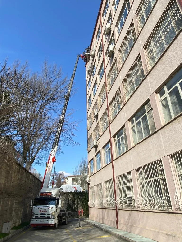 Ankara vinç kiralama saha operasyonu — Çevik Vinç