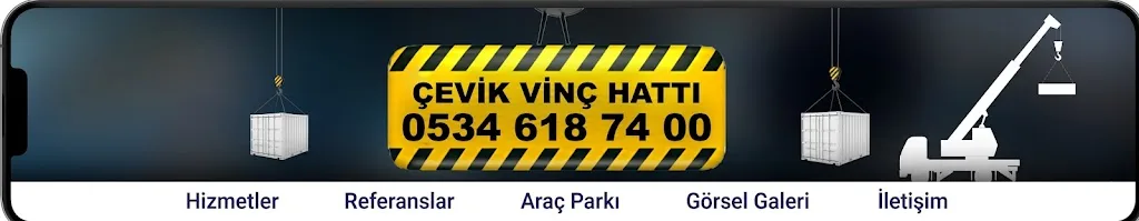 Ankara vinç kiralama — Çevik Vinç